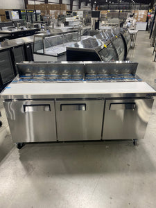 Ctoria 72" Refrigerated Prep Station