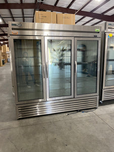 2020 Used True Brand 3 Door Freezer