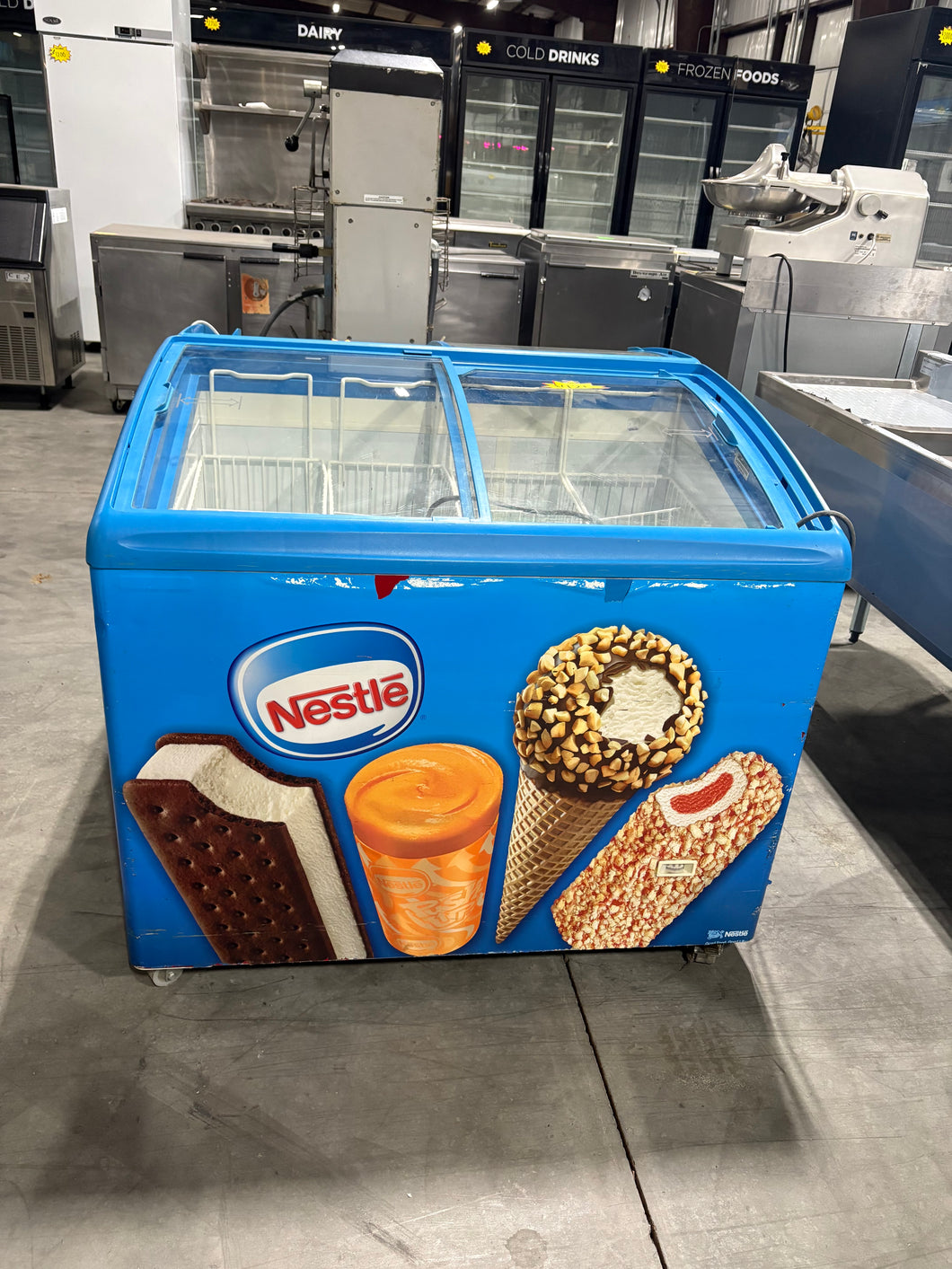 Used Nestle Ice Cream Freezer – Crawford Equipment Supply