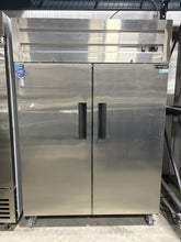 Dukers 2 Door Stainless Freezer