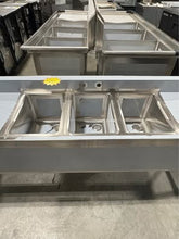 3 Compartment Bar Sink