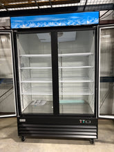 CES Double Door Glass Cooler Merchandiser