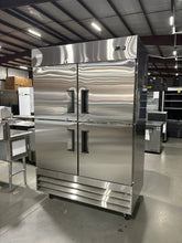 CES Split Double Door Stainless Freezer