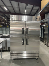 CES Split Double Door Stainless Freezer