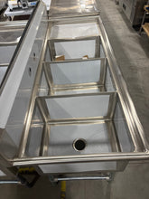 3 Compartment Sink w/ Right Drain Board