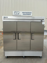 True 3 Door Stainless Cooler