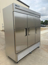True 3 Door Stainless Cooler