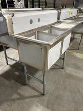2 Compartment Sink w/ Right Drain Board