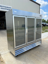 CES 3 Door Glass Freezer