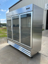 CES 3 Door Glass Freezer
