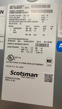 Scotsman 1828 pound per day Ice Machine With Remote Condenser