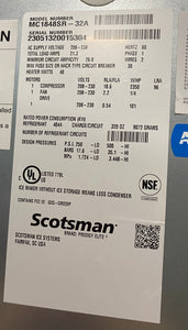 Scotsman 1828 pound per day Ice Machine With Remote Condenser