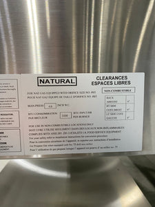 CES Natural Gas 3 Bay Steam Table
