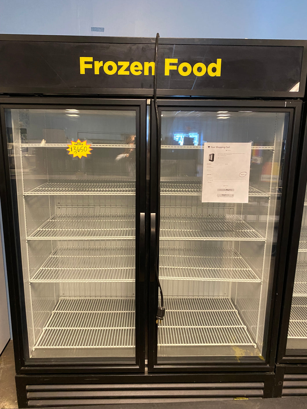2020 Used True Brand 2 Door Freezer