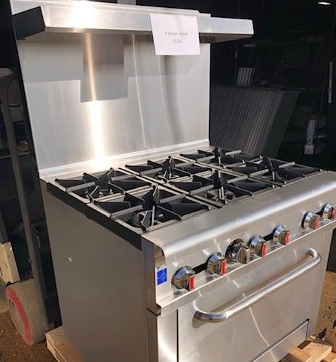 CES 36” Stove with 6 Burners