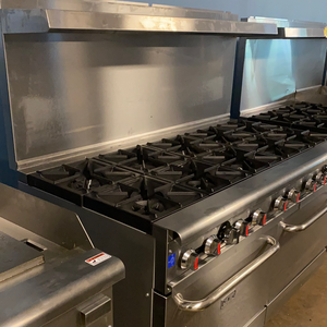 CES 60" Stove with 10 Burners LPG