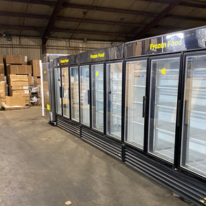 2014 Used True Brand 3 Door Freezers