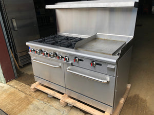 60” stove w/24” griddle NATURAL GAS