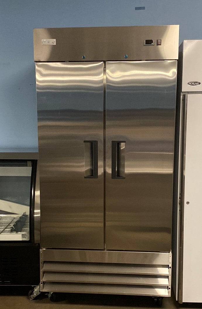 Double Door COMPACT Stainless Freezer (28 Cubic Feet)